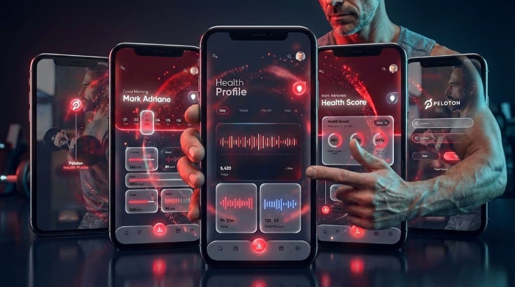 Peloton — Wellness Profile interface