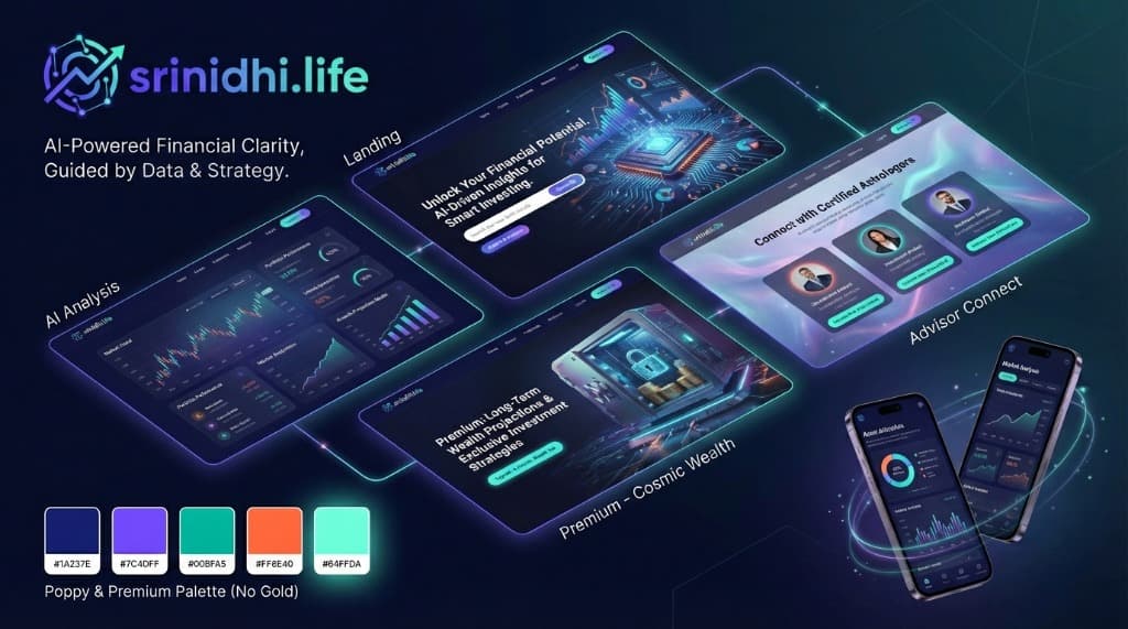 Srinidhi — Life Wealth Portal interface